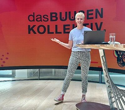 Dr. Rhea Seehaus from „dasBUUSENKOLLEKTIV Daiichi Sankyo Europe partners with patient organisations such as “das BUUSENKOLLEKTIV” to raise awareness on cancer and the needs of those affected
